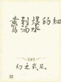 黄到爆的细节描写滴水