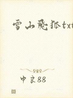 雪山飞狐txt