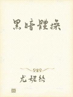黑暗体操封面