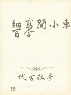 细写开小车车的百合