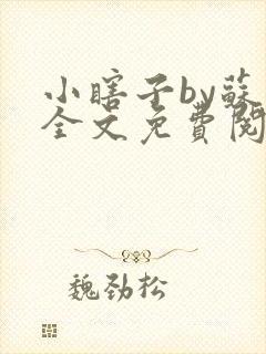 小瞎子by苏软全文免费阅读