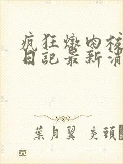 疯狂炖肉校花的日记最新消息