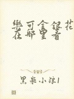 乐可金银花全文在哪里看