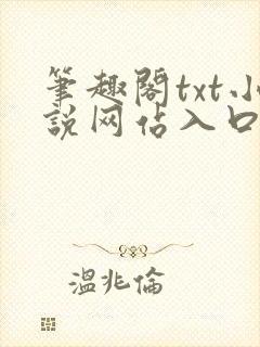 笔趣阁txt小说网站入口