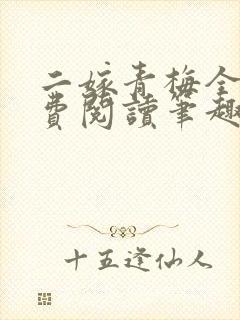 二嫁青梅全文免费阅读笔趣阁