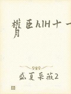 权臣hlH十一月