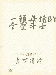 一头母猪BY黄金圣斗士