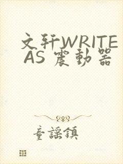 文轩WRITE AS 震动器