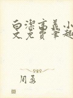 白洁高义小说全文免费笔趣阁阅读高