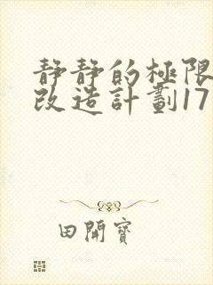 静静的极限自我改造计划17