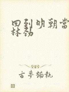 回到明朝当王爷林劲