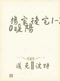 杨家后宅1-20暖阳