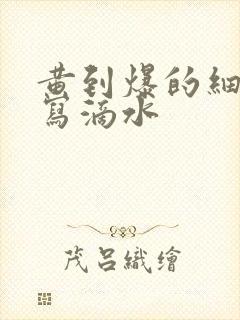 黄到爆的细节描写滴水