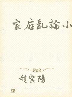 家庭乱论小说