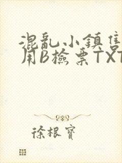 混乱小镇售票员用B检票TXT