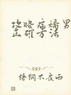 攻略病娇男配的正确方法