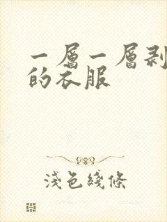 一层一层剥开你的衣服