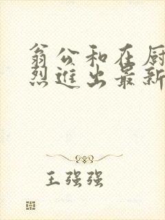 翁公和在厨房猛烈进出最新章节