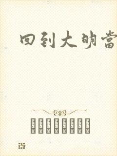 回到大明当才子