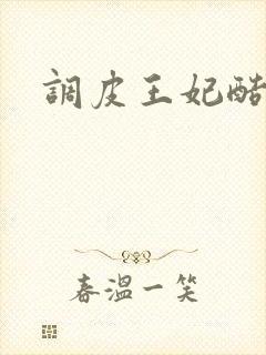 调皮王妃酷王爷