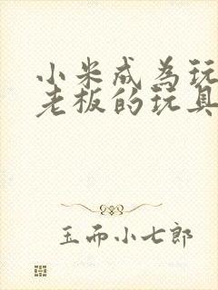 小米成为玩具店老板的玩具