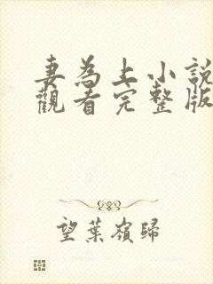 妻为上小说免费观看完整版笔趣阁