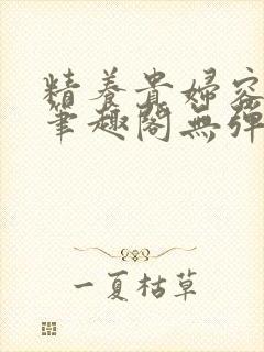 精养贵妇容子君笔趣阁无弹窗