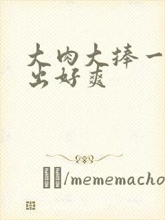 大肉大捧一进一出好爽