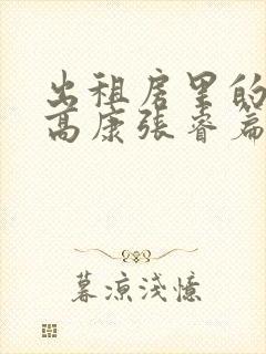 出租房里的交互高康张睿篇