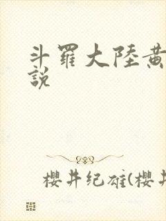 斗罗大陆黄化小说