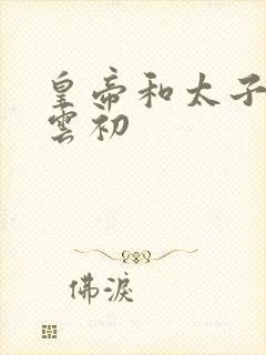 皇帝和太子妃h云初