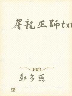 屠龙巫师txt