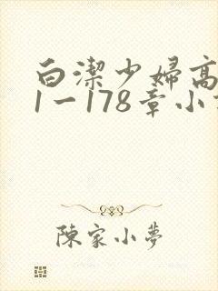 白洁少妇高义第1一178章小说