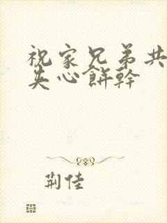 祝家兄弟共享后夹心饼干