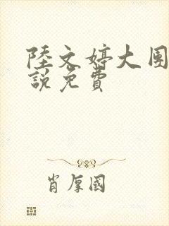 陆文婷大团圆小说免费