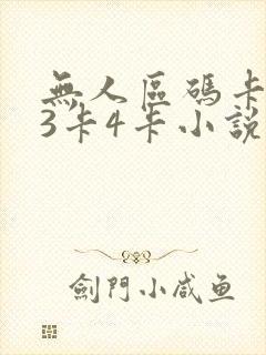 无人区码卡二卡3卡4卡小说