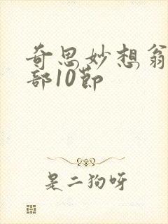 奇思妙想翁十三部10节