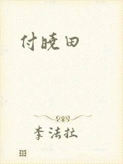 付晓田