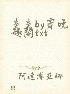 炎炎by霁晚笔趣阁txt