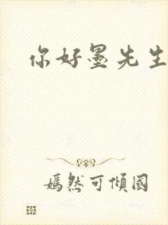 你好墨先生