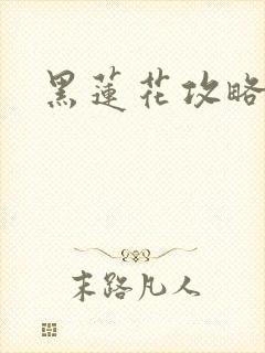 黑莲花攻略手册