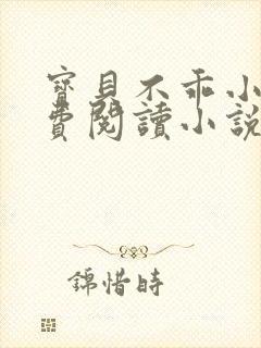 宝贝不乖小说免费阅读小说