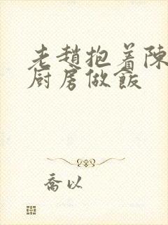 老赵抱着陈婷在厨房做饭