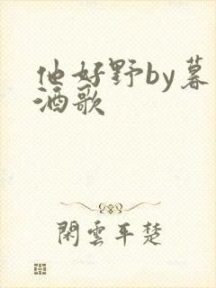 他好野by暮色酒歌