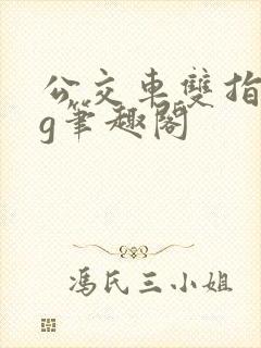 公交车双指探洞g笔趣阁