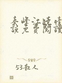 秦峰江晓晴的小说免费阅读