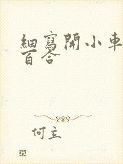 细写开小车车的百合