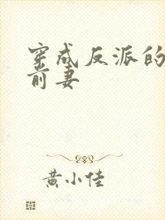 穿成反派的炮灰前妻