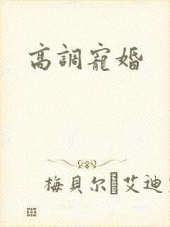 高调宠婚