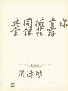 共同拥有你by金银花露